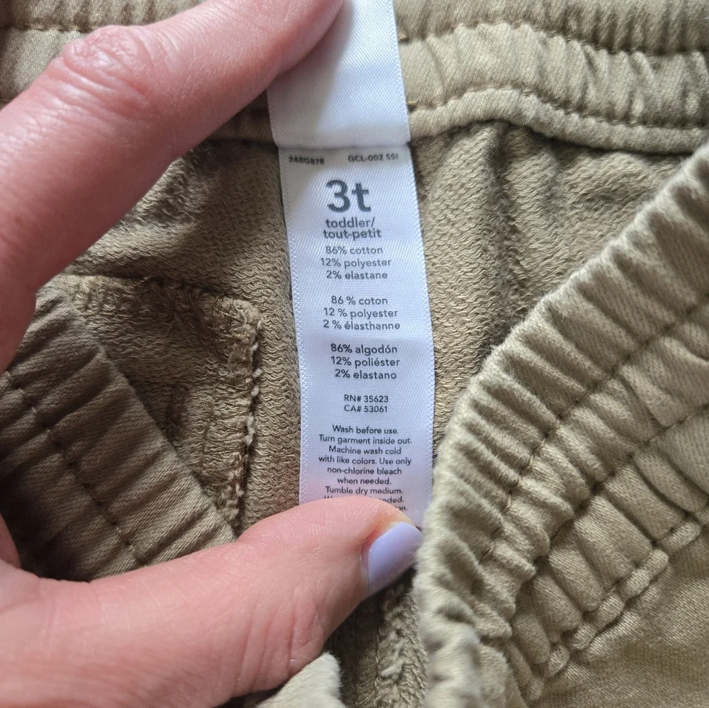 Toddler Stretchy Waist Khaki Pants
